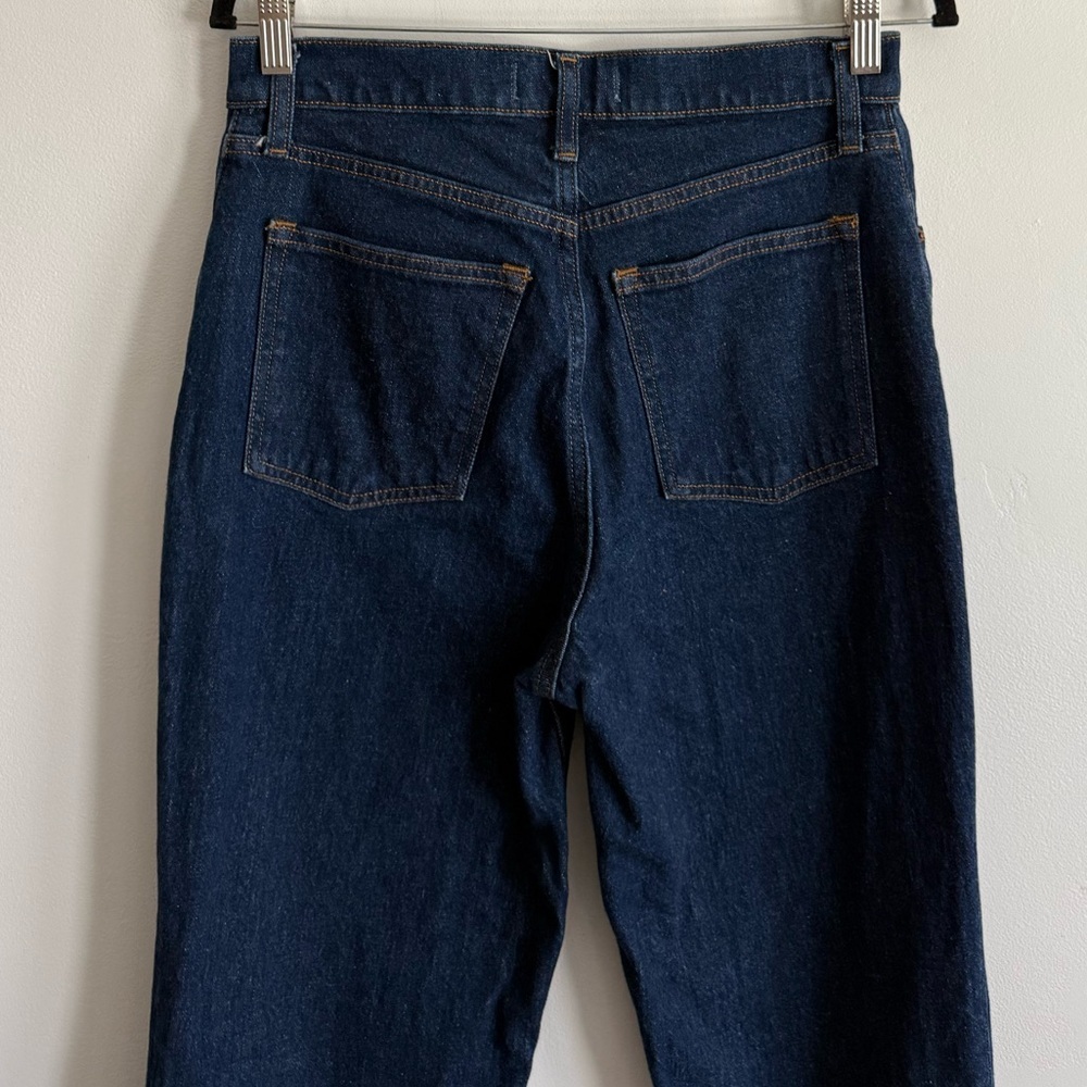 Abercrombie & Fitch Dark Blue Straight Leg Jeans - Picture 5 of 8